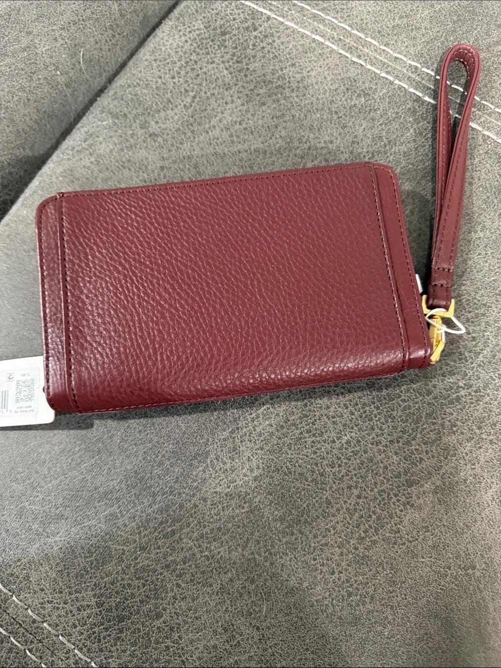 NWT  Hammitt Bryant Wallet/ Wristlet in Cherrywood Pebble - Picture 3 of 5